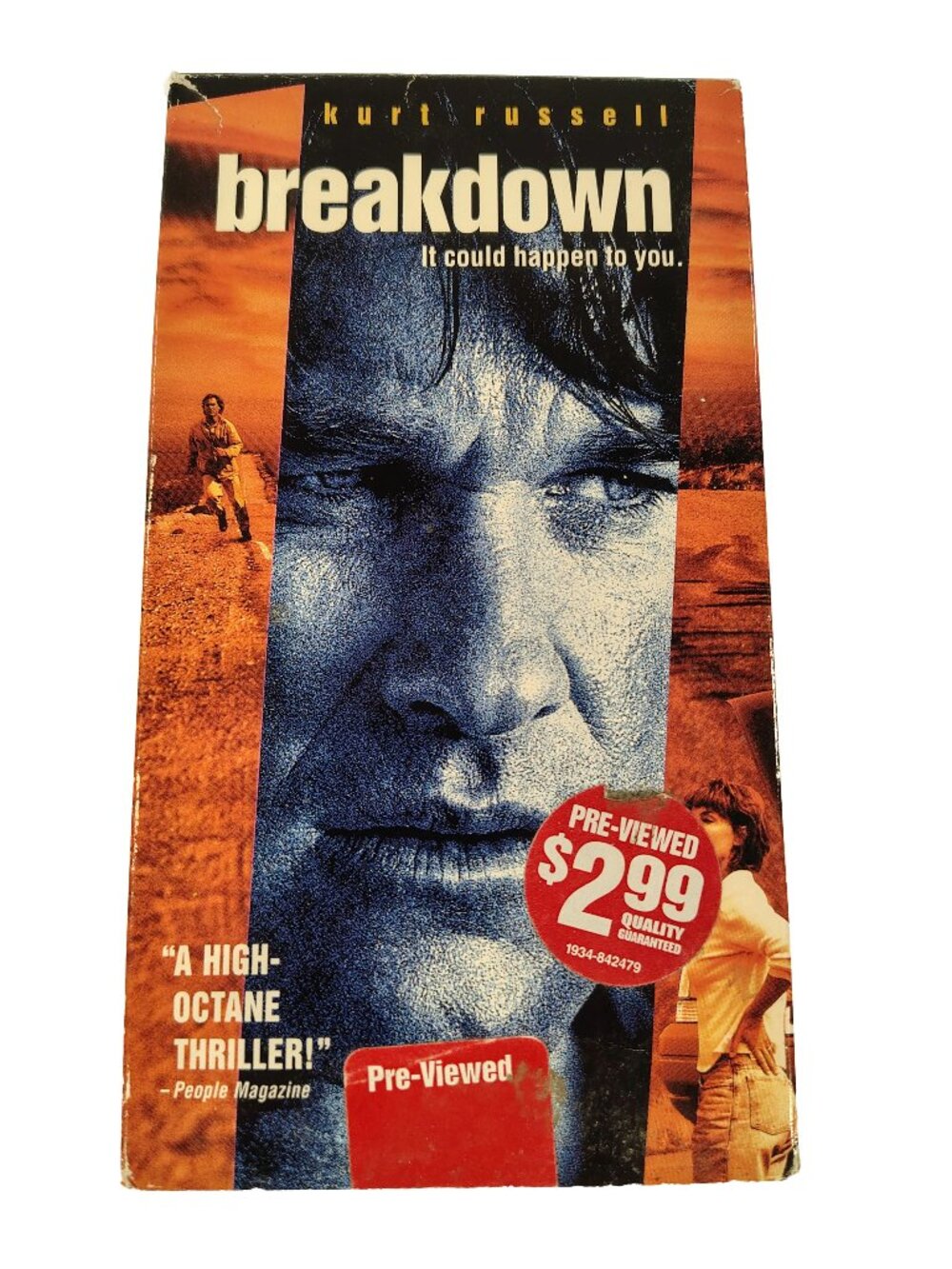 (1997) Breakdown Rated R Thriller/Action VHS Cassette Tape